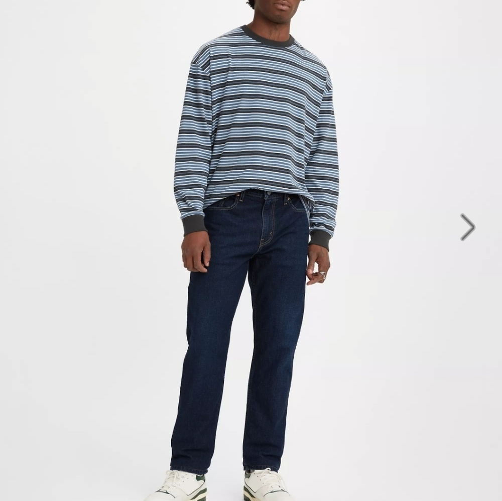 Levi's 502 Regular Taper Stretch Med/Dark Wash Jeans, 28x28